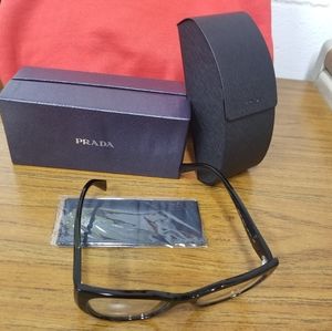 Black Frame Prada Glasses